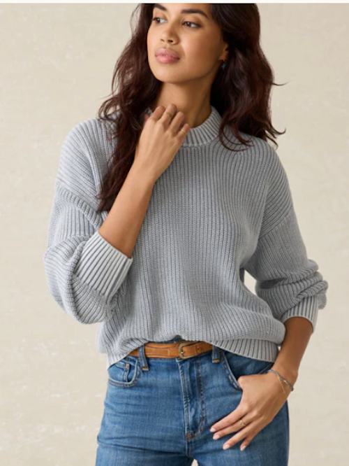 Faherty Sunwashed Fisherman Sweater