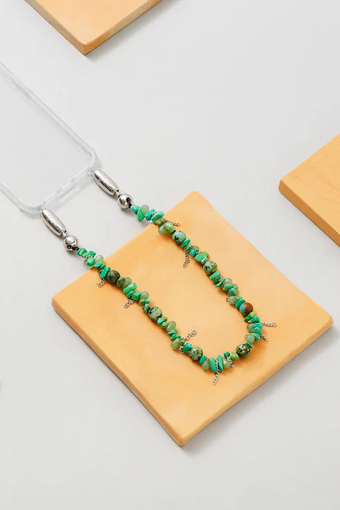 Ossa Stone and Fringe Wristlet