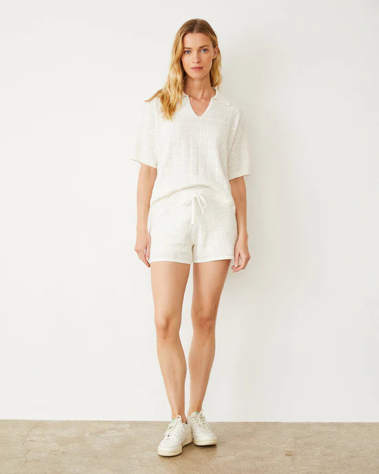 MONROW Crocket Knit Short