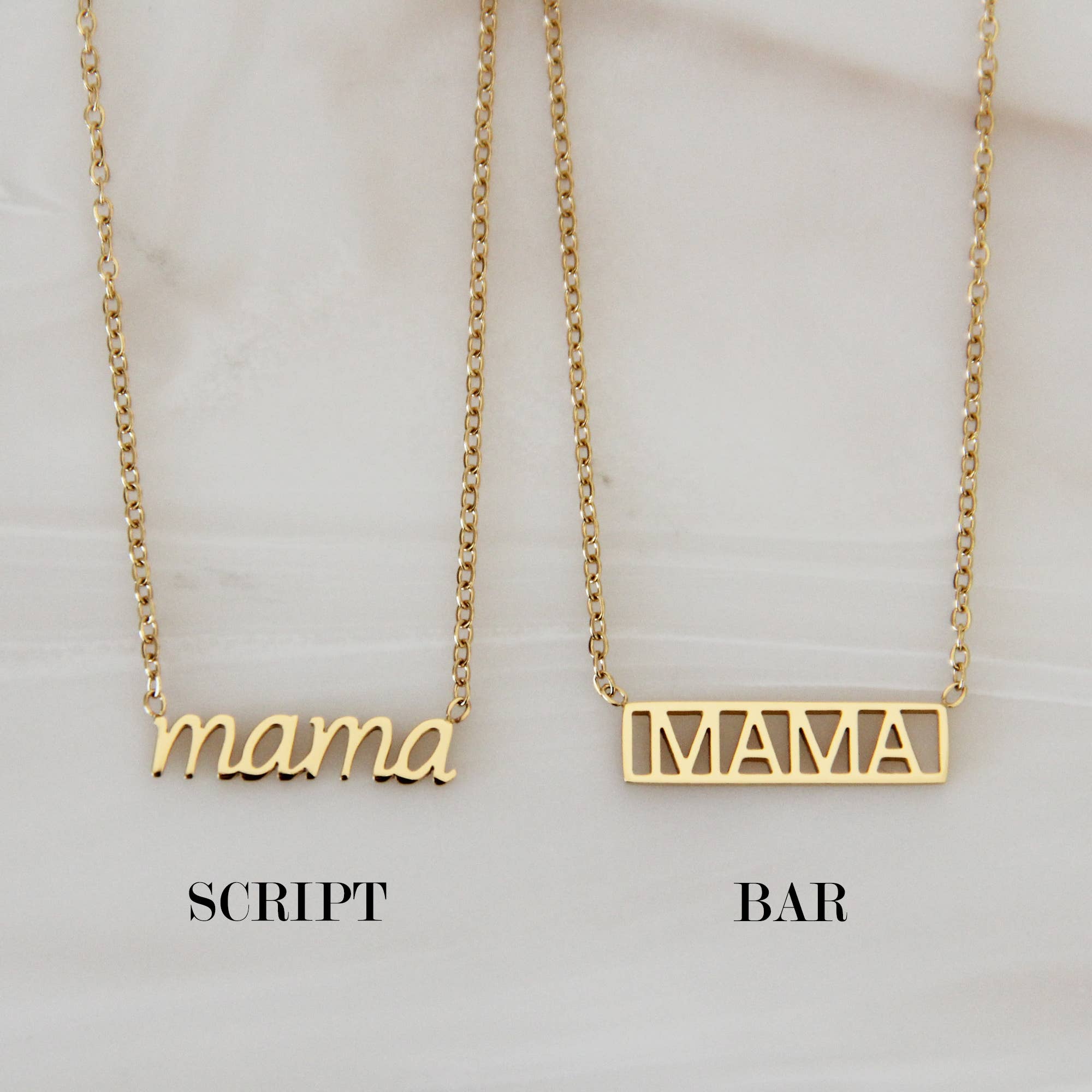 Mama Necklace - MAMA (Bar)