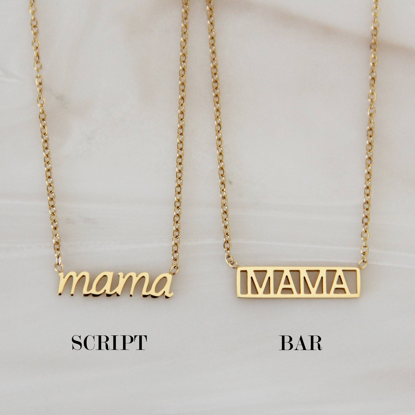 Mama Necklace - Mama (Script)