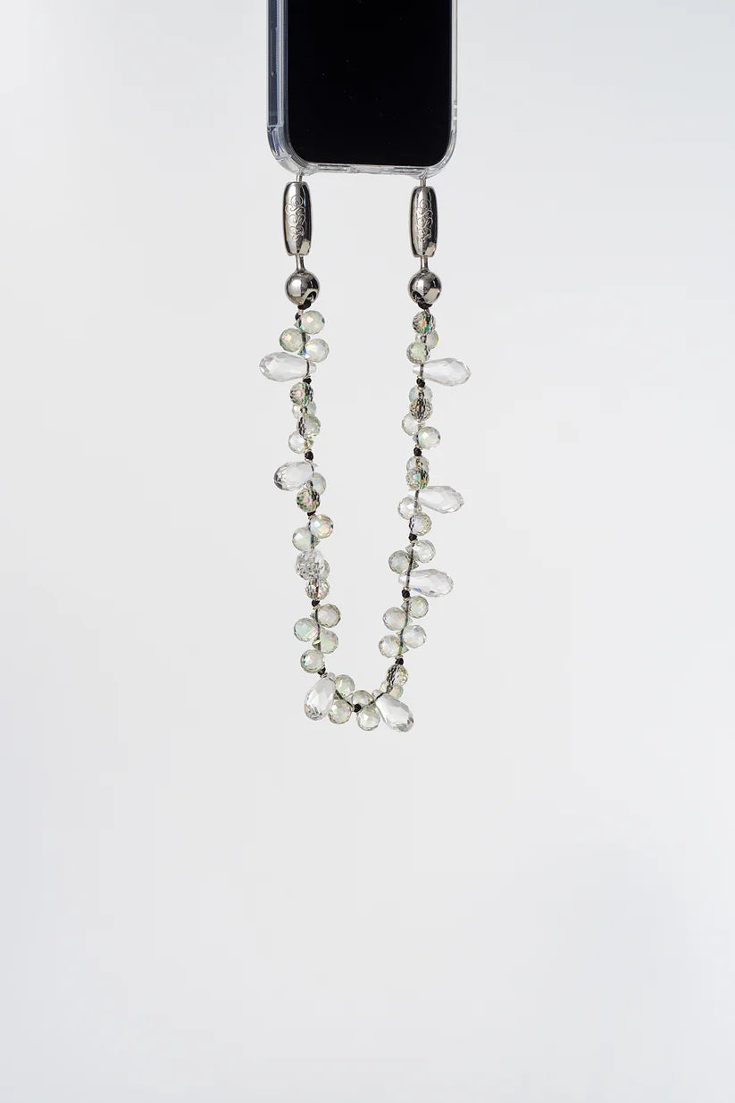 Ossa New York Faceted Crystal Wristlet