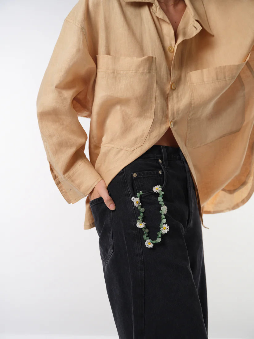 Ossa New York Daisy Gemstone Wristlet