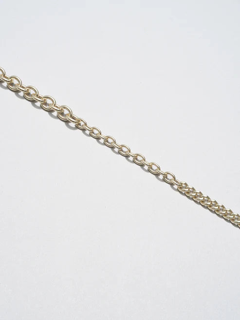 Ossa Mixed Metal Wristlet