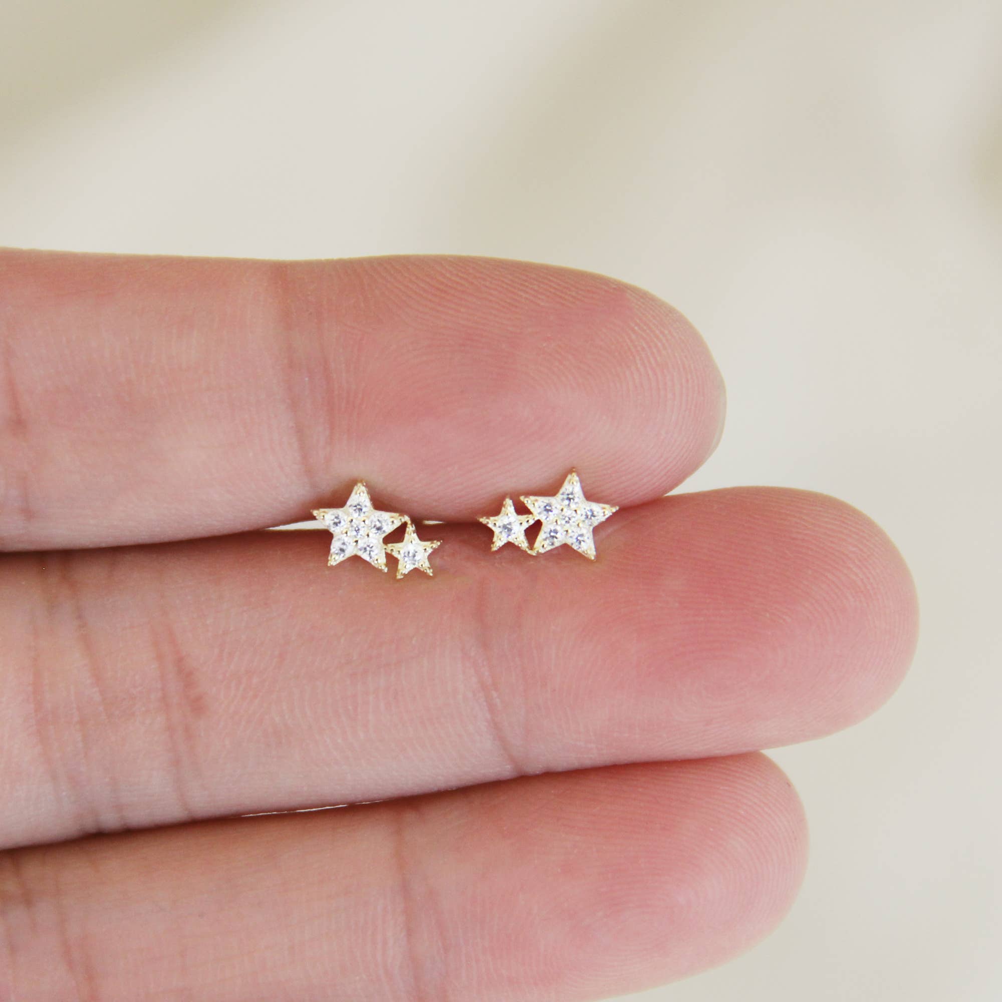 Aria Studs: Silver