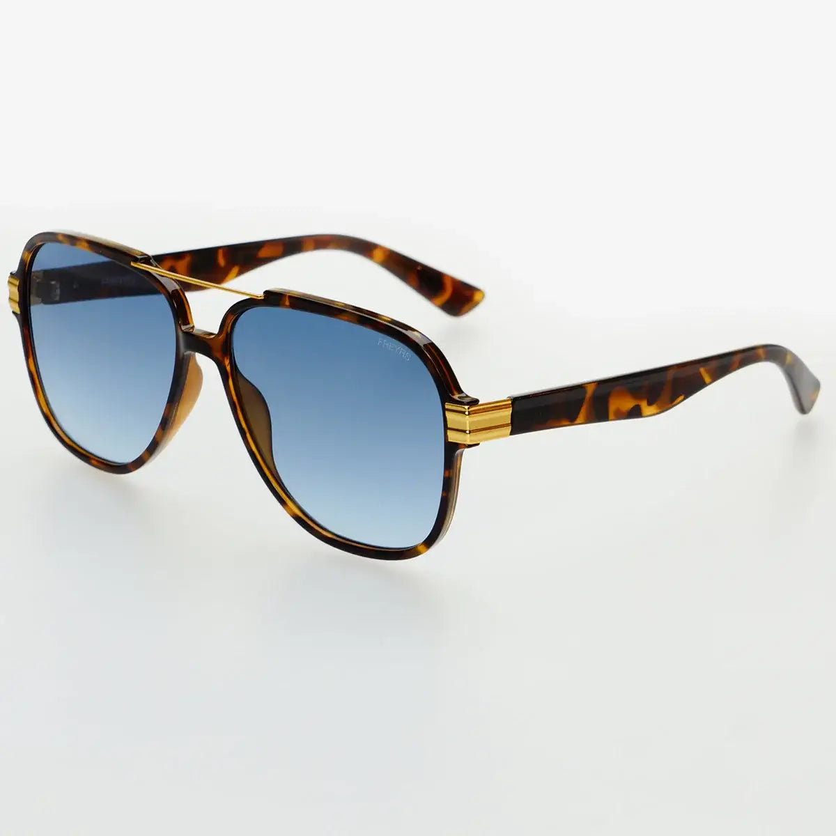 Spencer Tortoise Blue Sunglasses: Tortoise / Blue