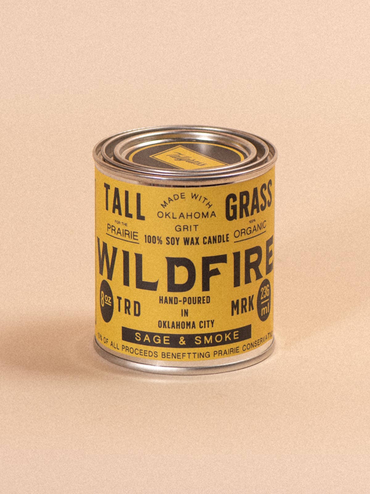 Wildfire: Sage + Smoke Soy Wax Candle: 16 oz