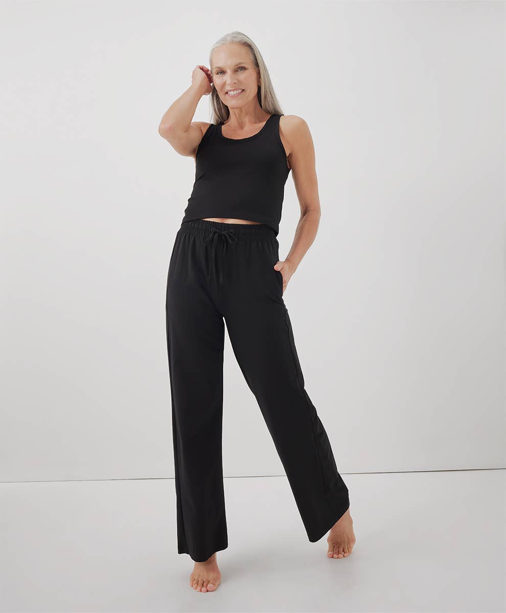 Pact Women's Cool Stretch Lounge Pant: French Navy Heather