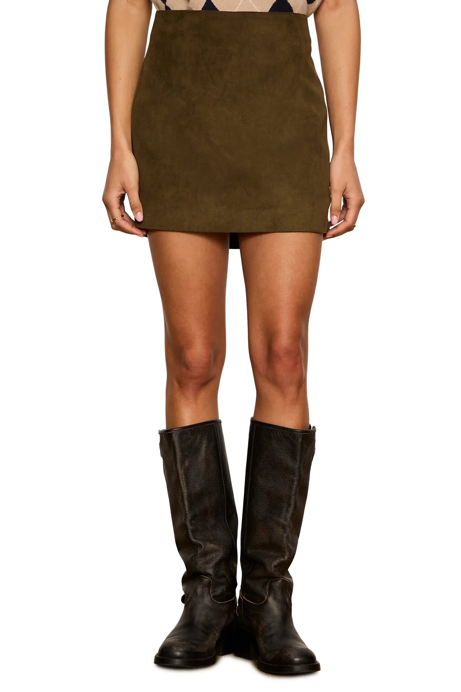 Sanctuary All In Suede Mini Skirt