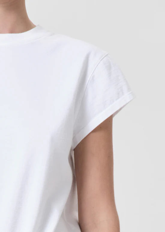 Agolde Bryce Cap Sleeve Tee