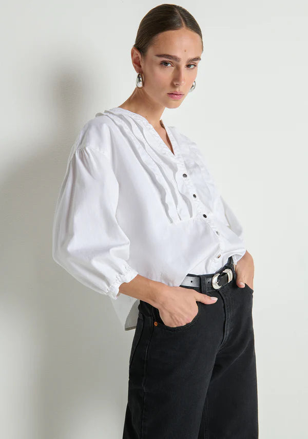 Nation Amelia Ruffle Shirt