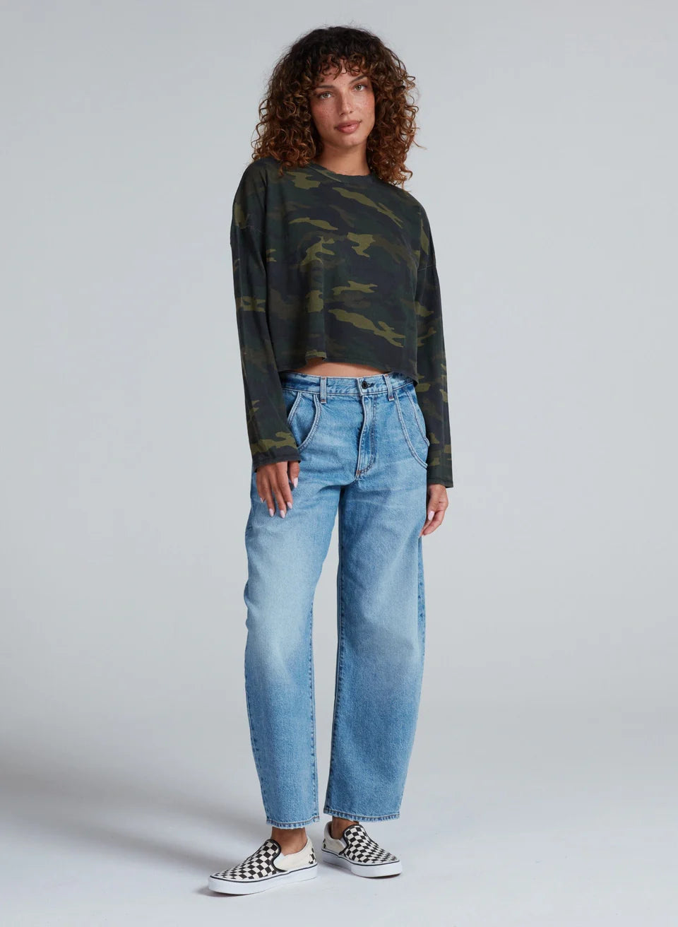 ASKK NY Cropped Long Sleeve Tee
