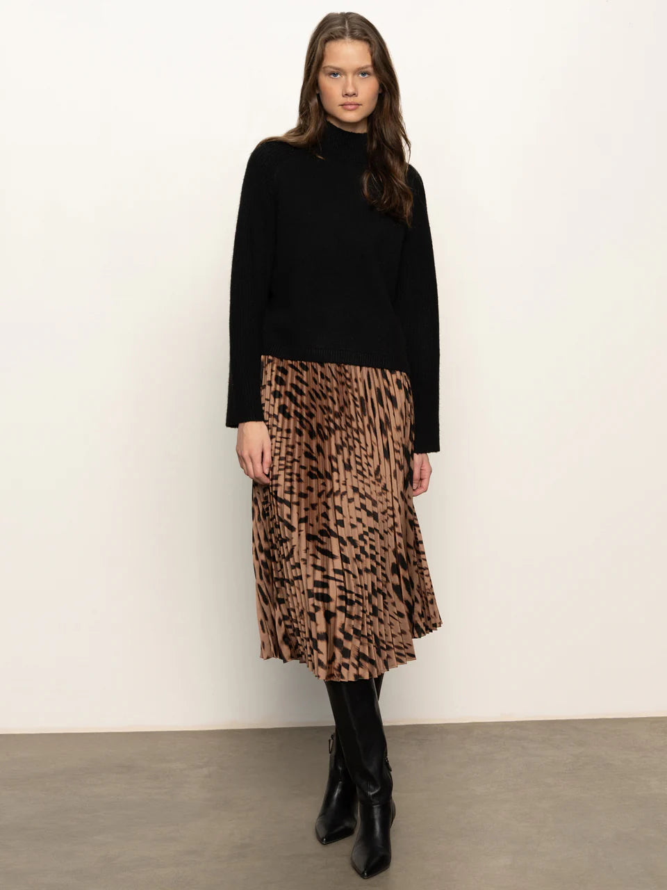 Sanctuary Pleated Midi Skirt