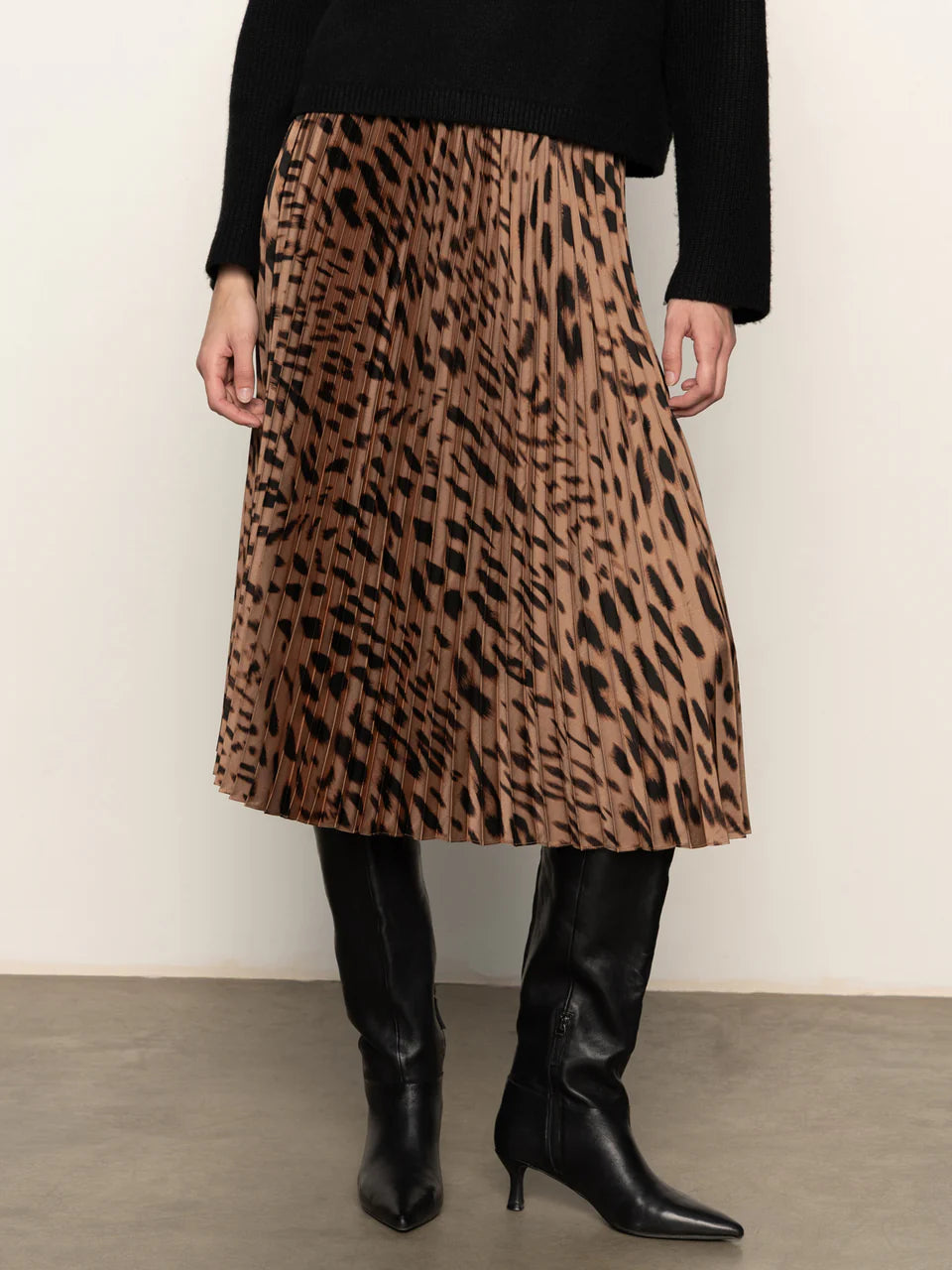 Sanctuary Pleated Midi Skirt