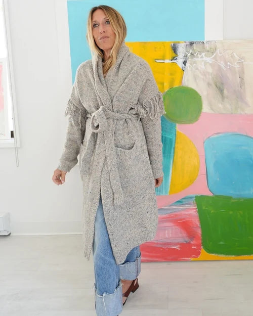 Kerri Rosenthal Cali Fringe Cardigan