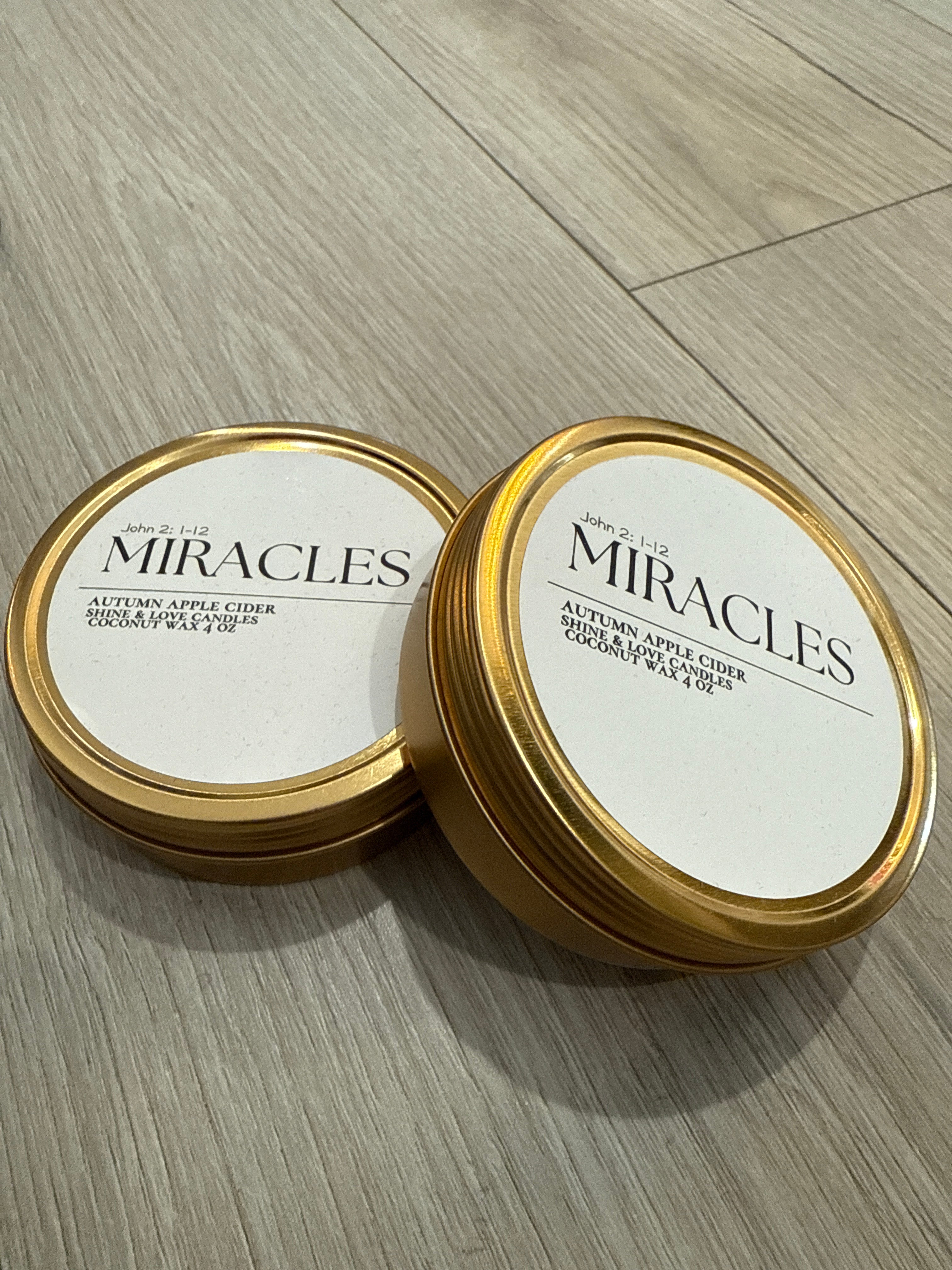 Shine & Love Candles, MIRACLES