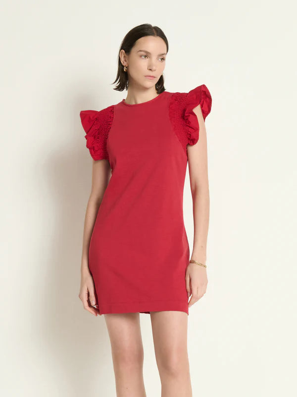Nation Ellis Ruffle Sleeve Dress