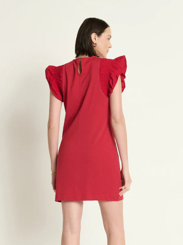 Nation Ellis Ruffle Sleeve Dress