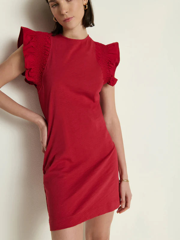 Nation Ellis Ruffle Sleeve Dress