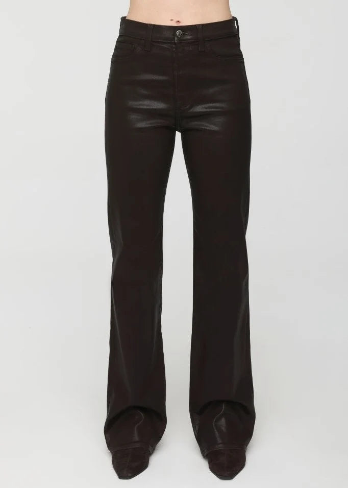 Pistola Evie High Rise Slim Boot Pant Coated Mocha