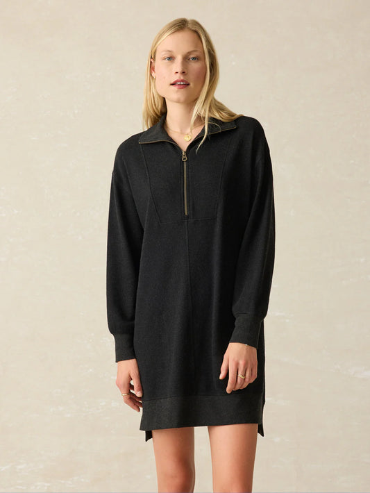 Faherty Legend Quarter Zip Dress