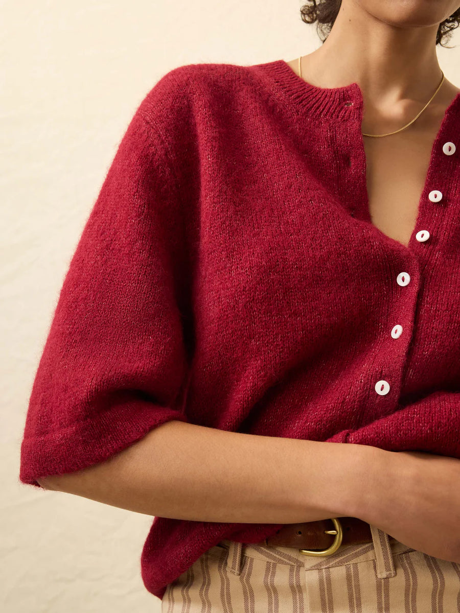 Faherty Apres Alpaca Cardigan