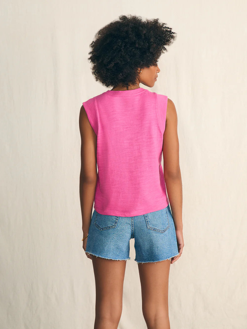 Faherty Sunwashed Slub Muscle Tee