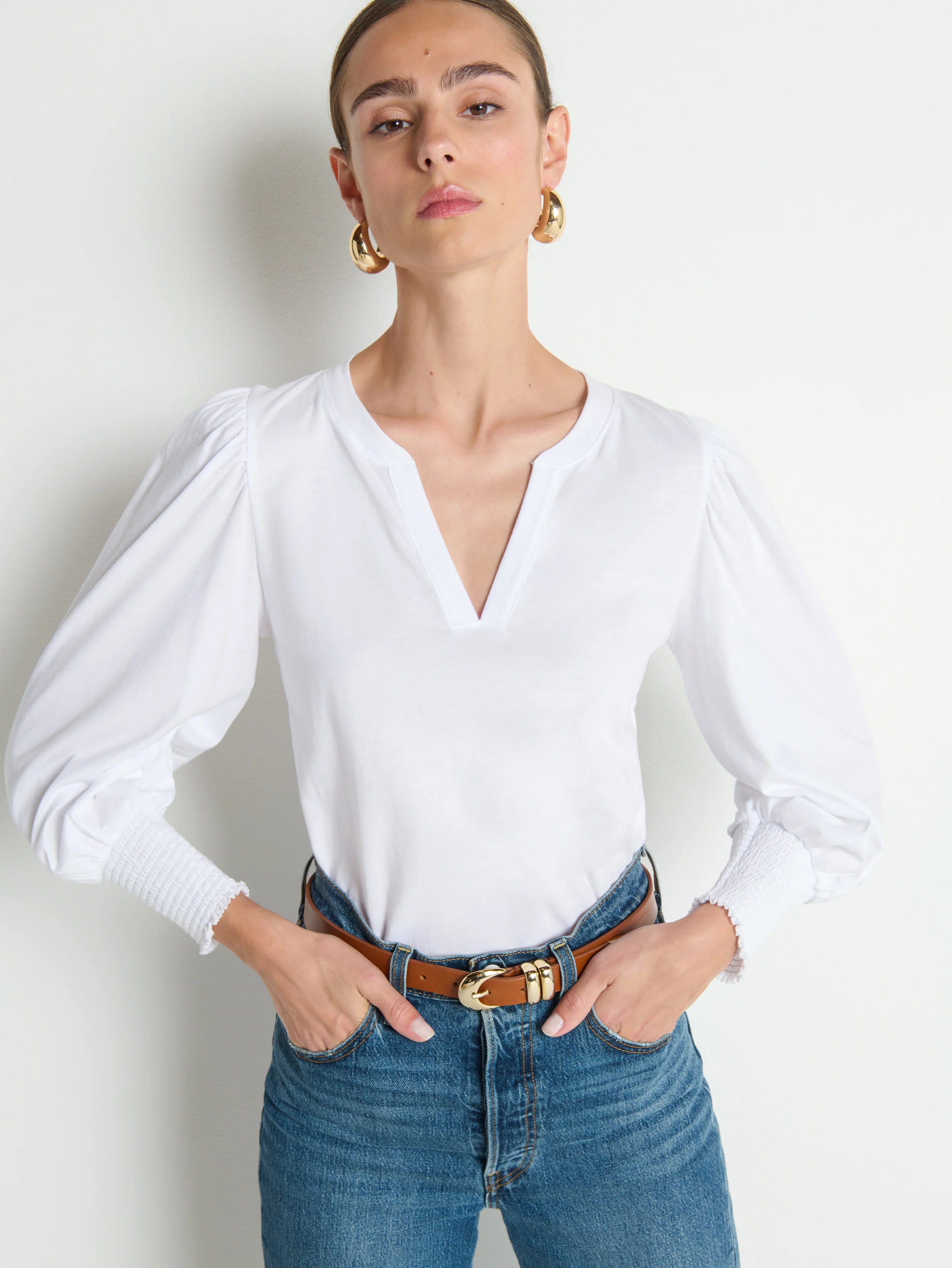 Nation Flora Peasant Tee