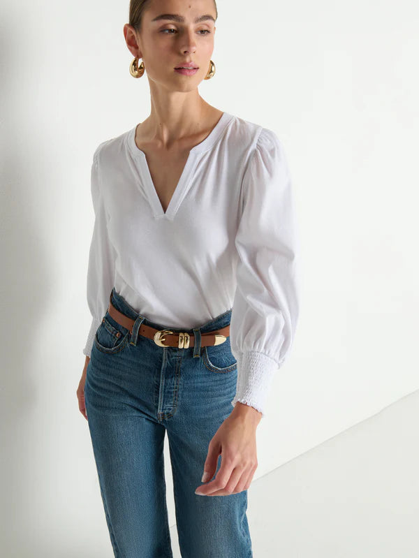 Nation Flora Peasant Tee