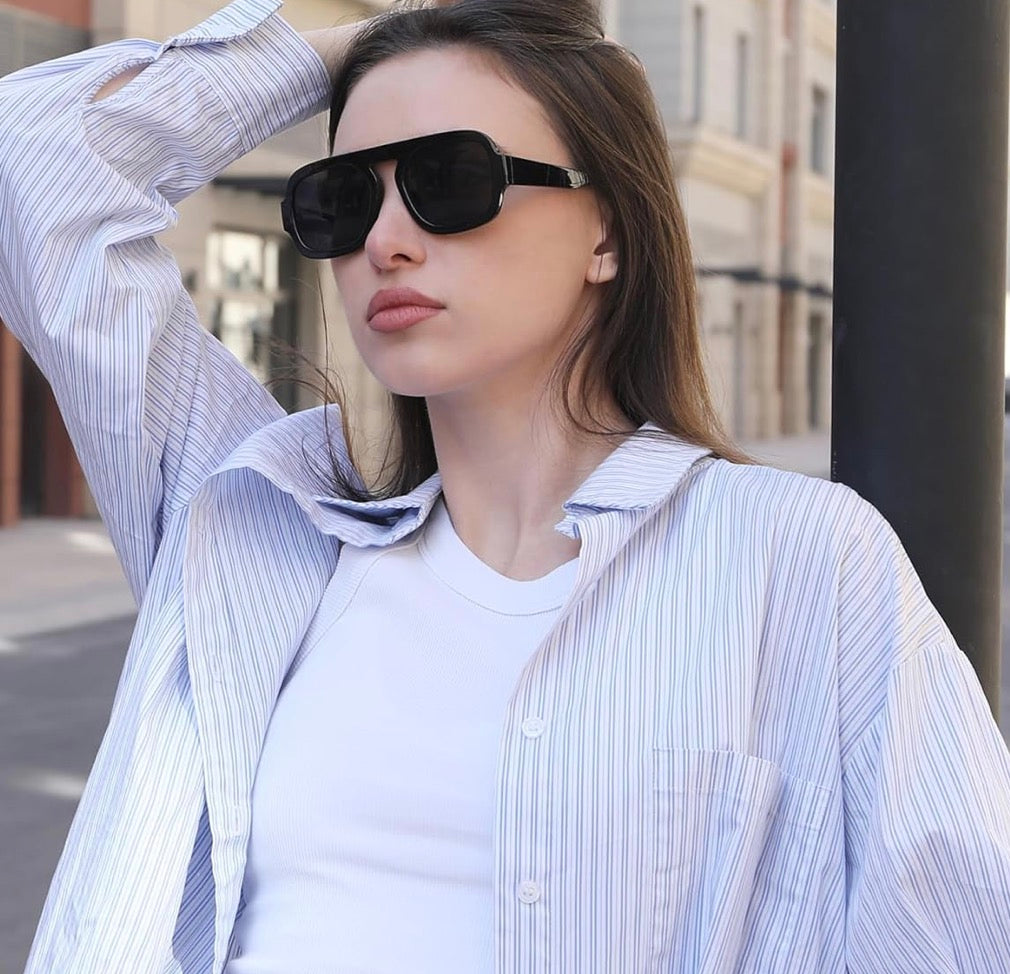 Square Aviator Sunglasses