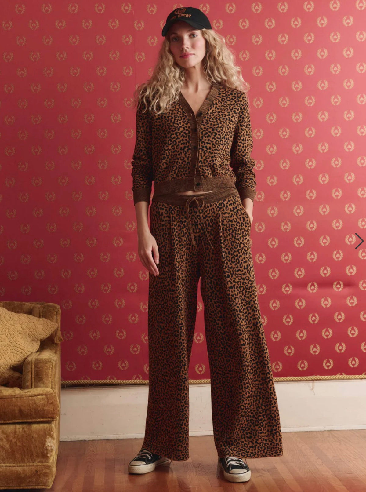 The Great. The Shrunken V Neck Cardigan