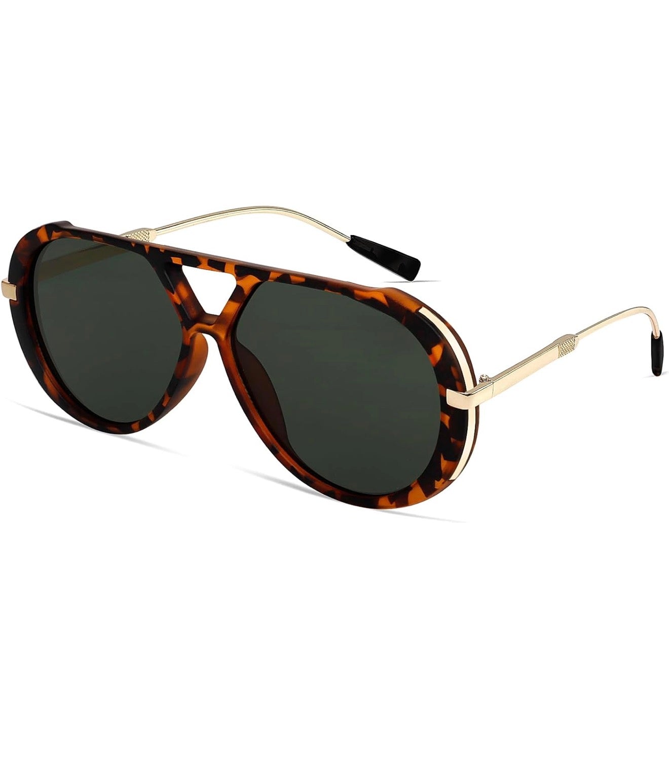 Retro Gold Aviator Sunglasses