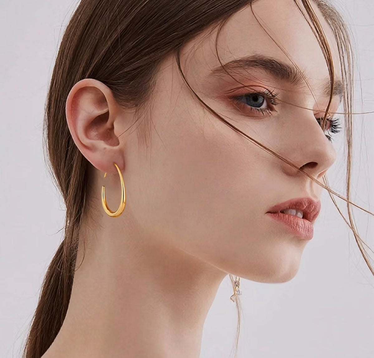 Gold Teardrop Earrings