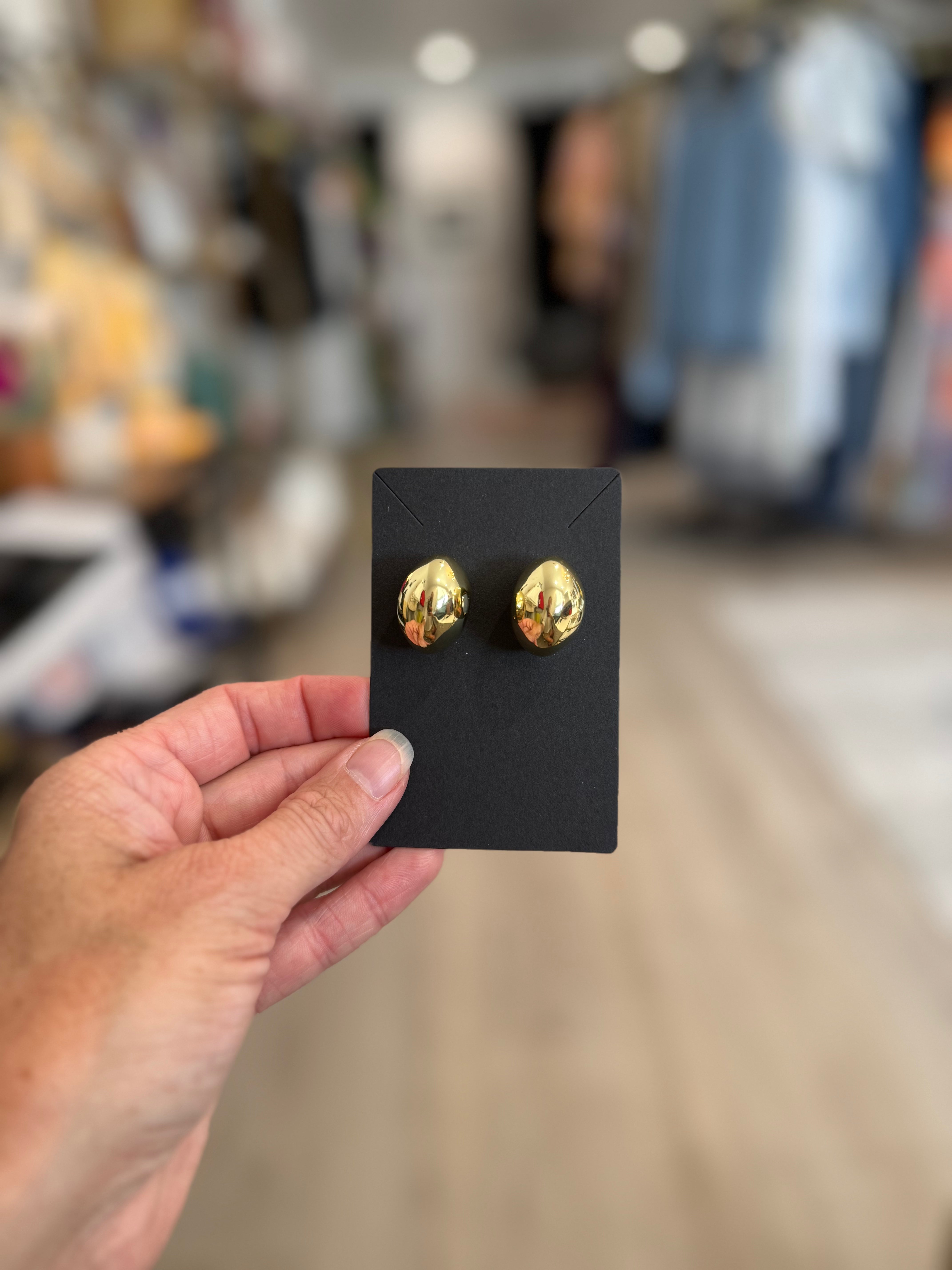 Gold Hoop Earrings