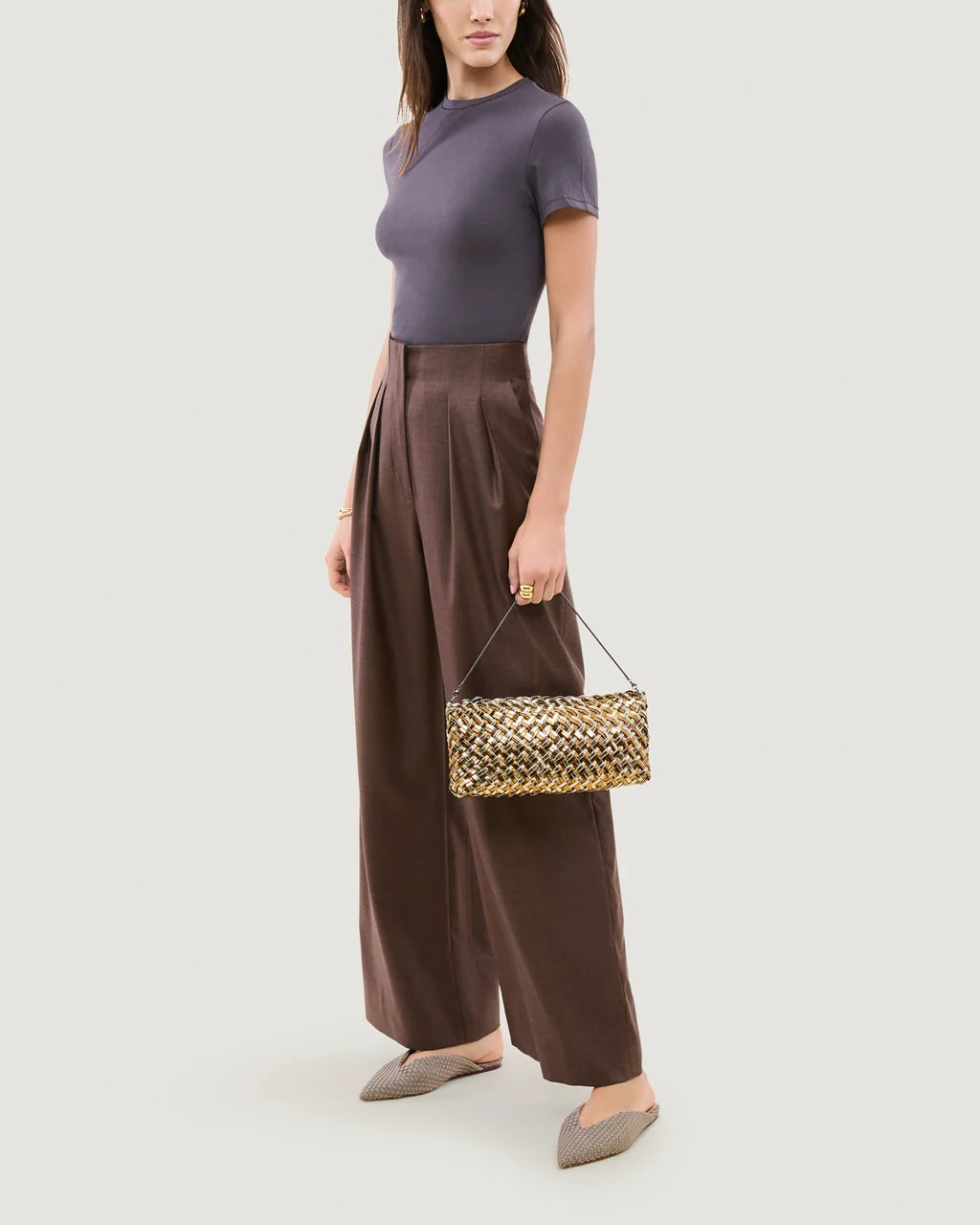 Naghedi Gala Clutch Double Weave