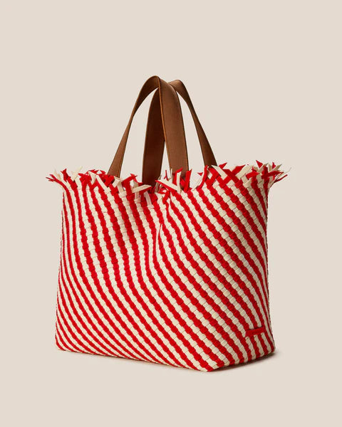 Naghedi Havana Large Tote Striped