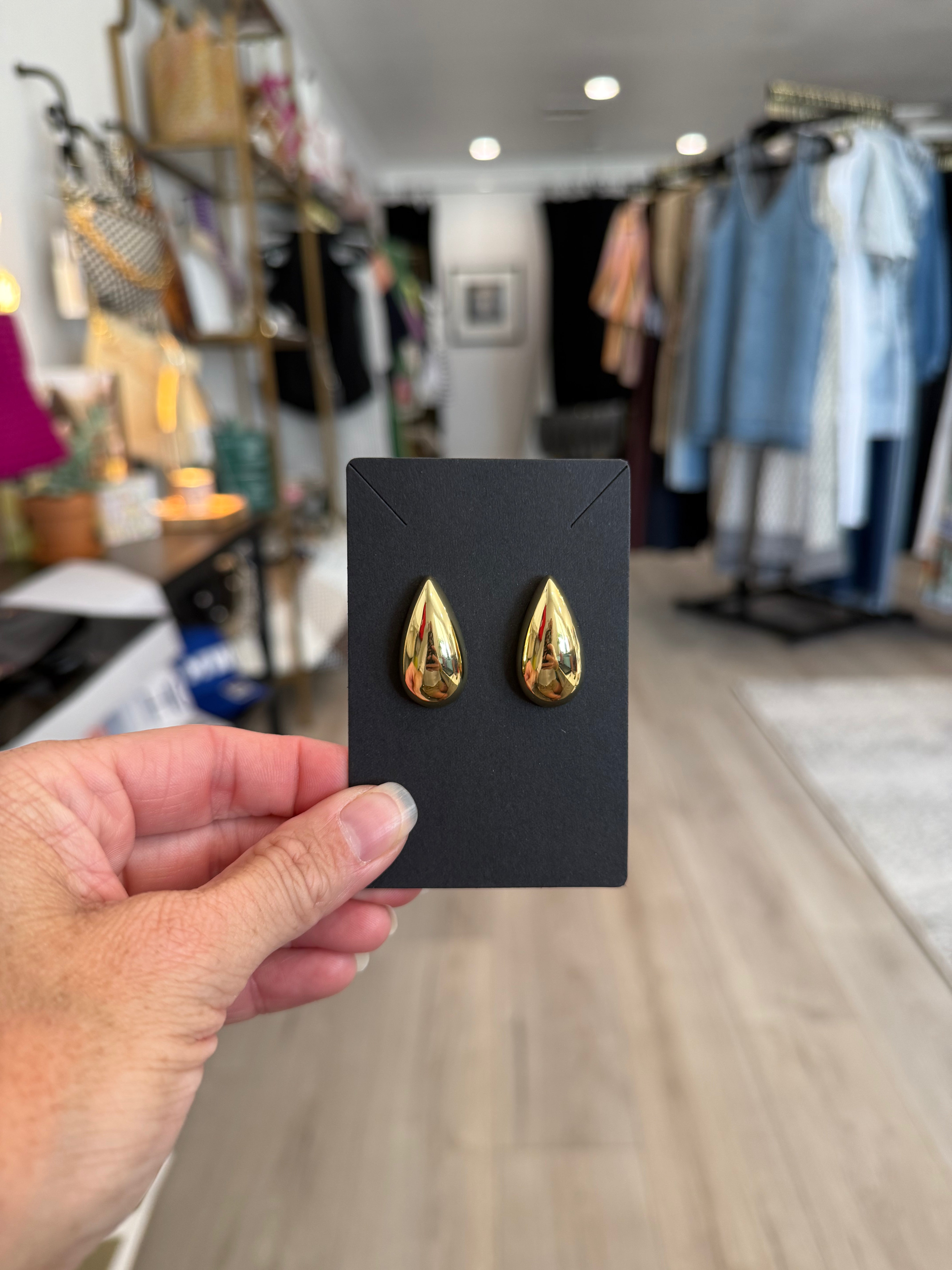 Gold Hoop Earrings