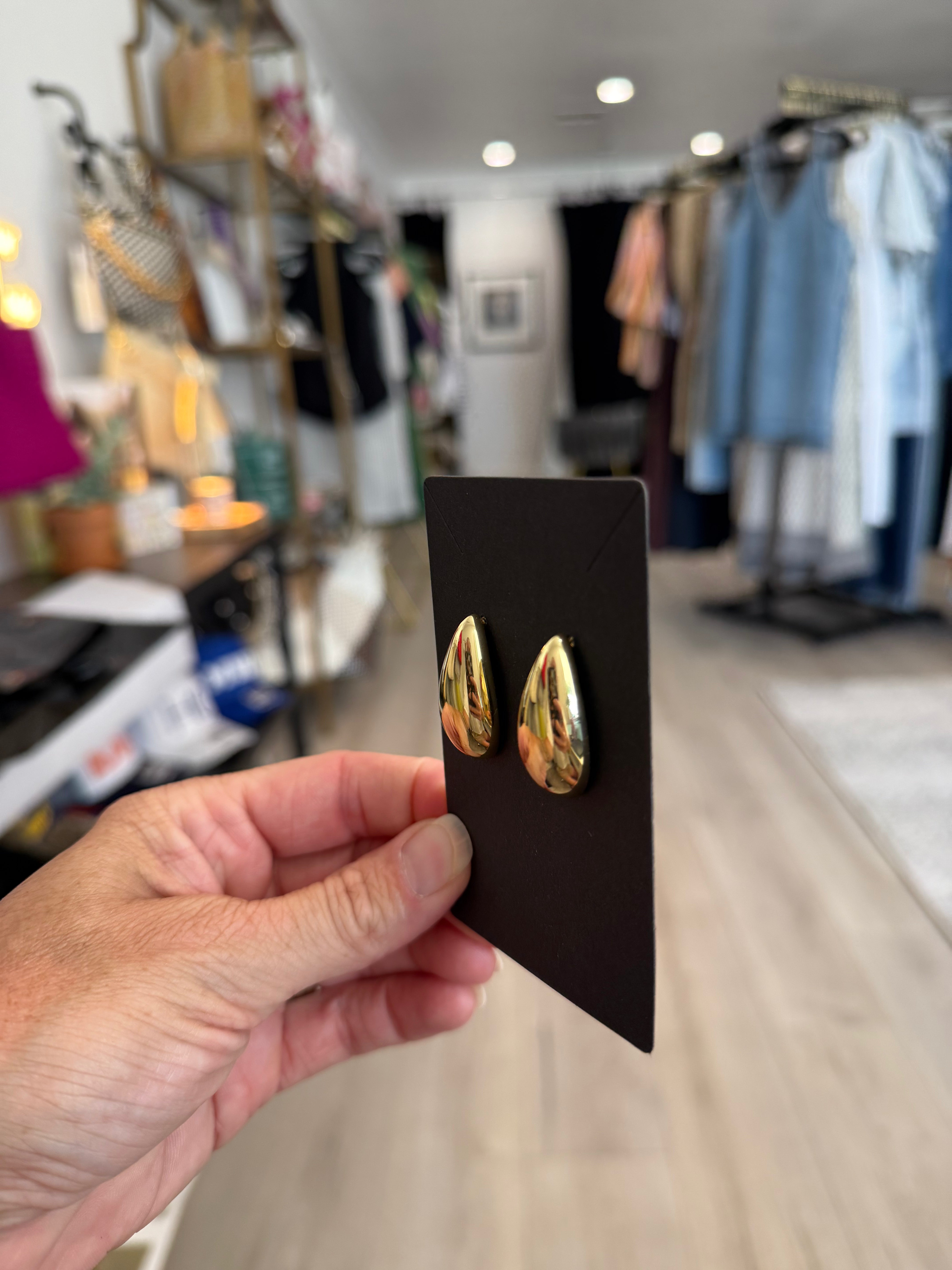 Gold Hoop Earrings