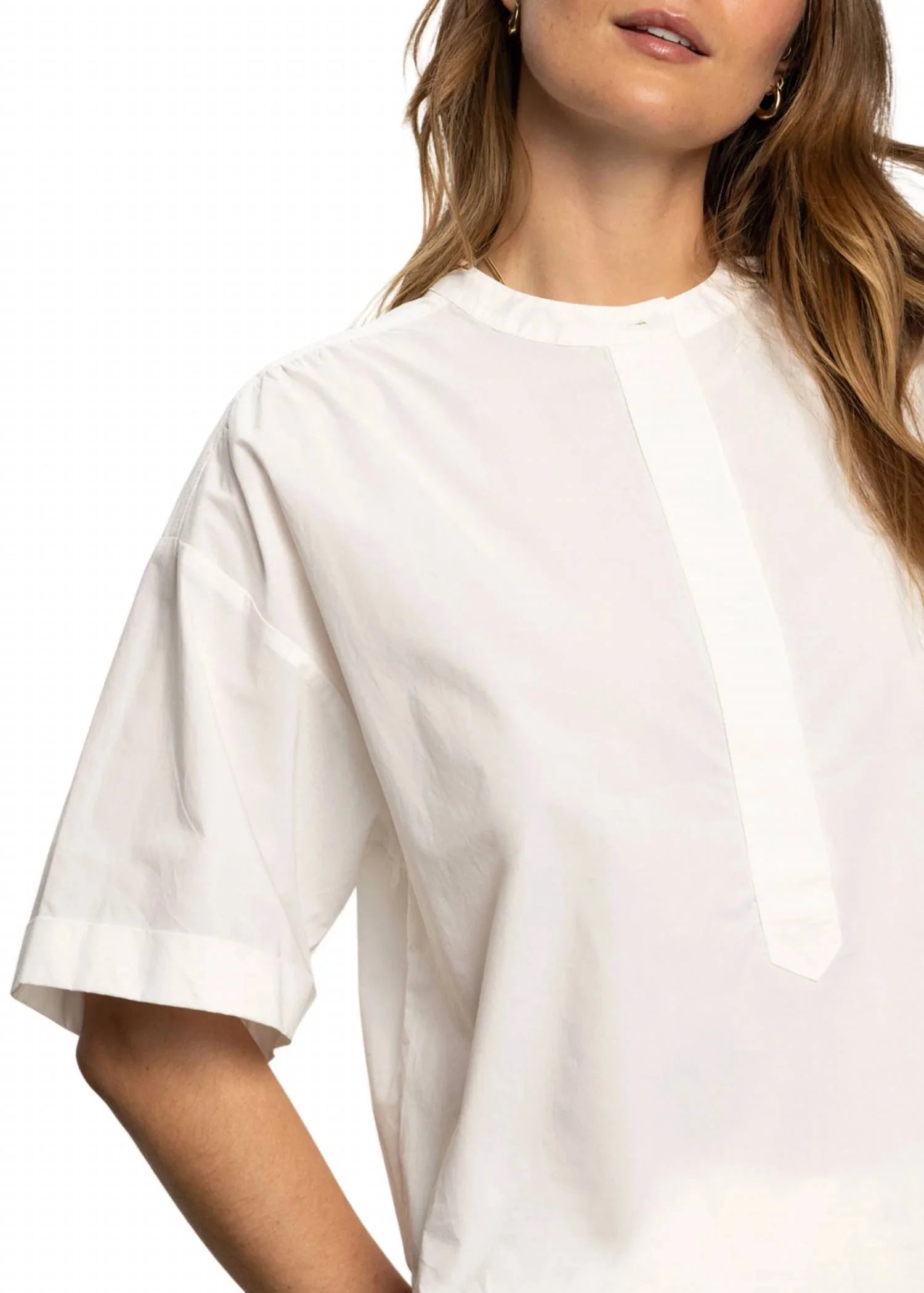 Sanctuary Relaxed Short Sleeve Popover