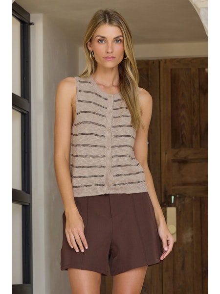 Stitches + Stripes Lou Striped Vest