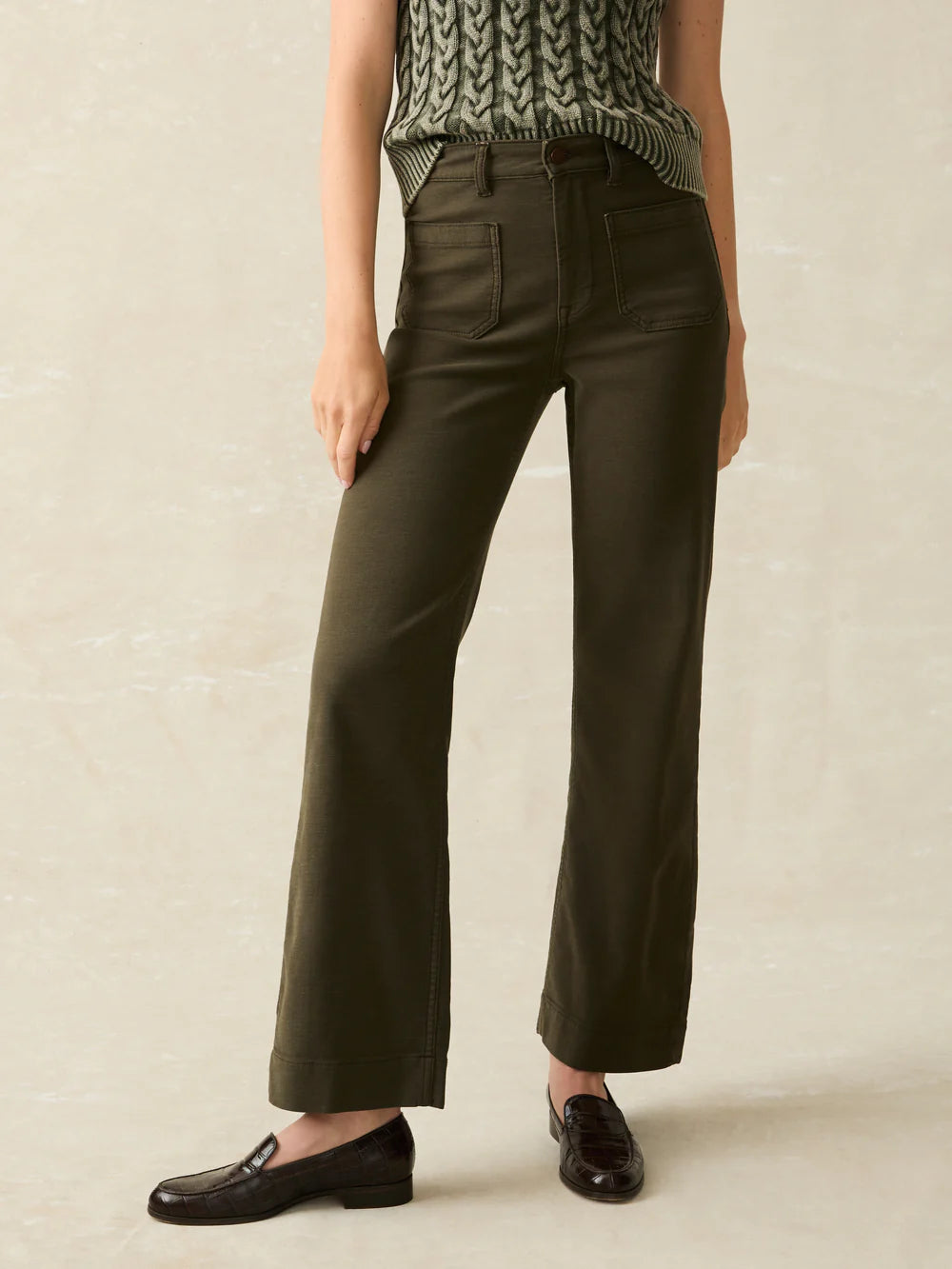 Faherty Stretch Terry Patch Pocket Pant