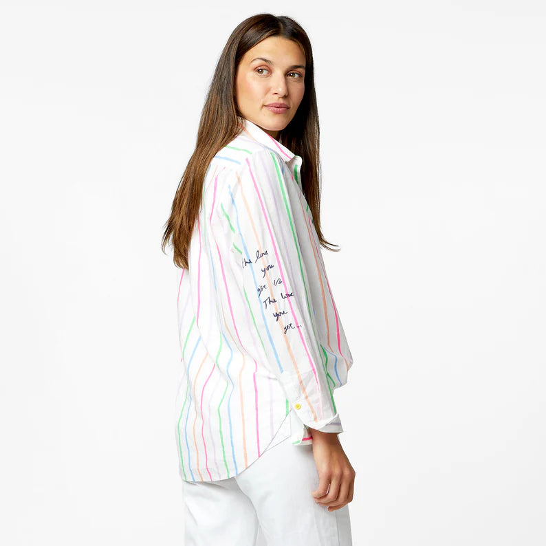 Kerri Rosenthal Mia Multi Stripe Shirt