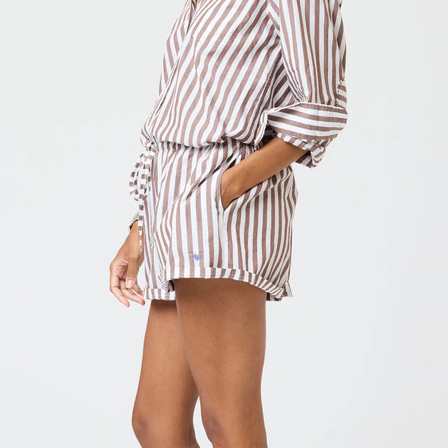 Kerri Rosenthal Weekend Stripe Short