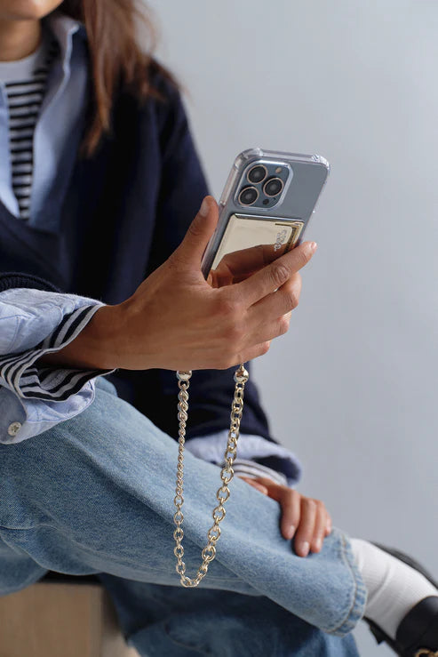 Ossa Mixed Metal Wristlet