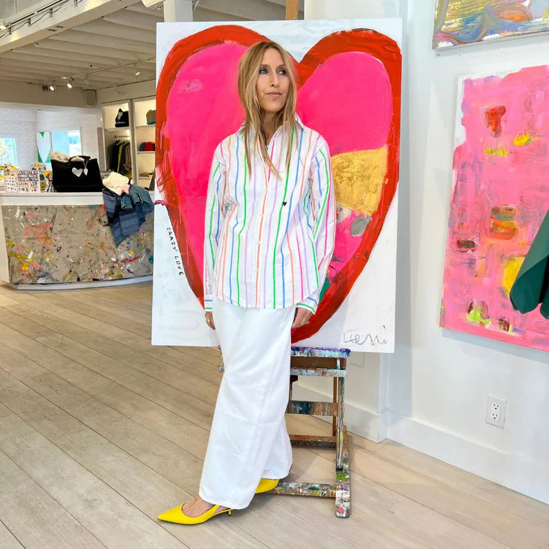 Kerri Rosenthal Mia Multi Stripe Shirt