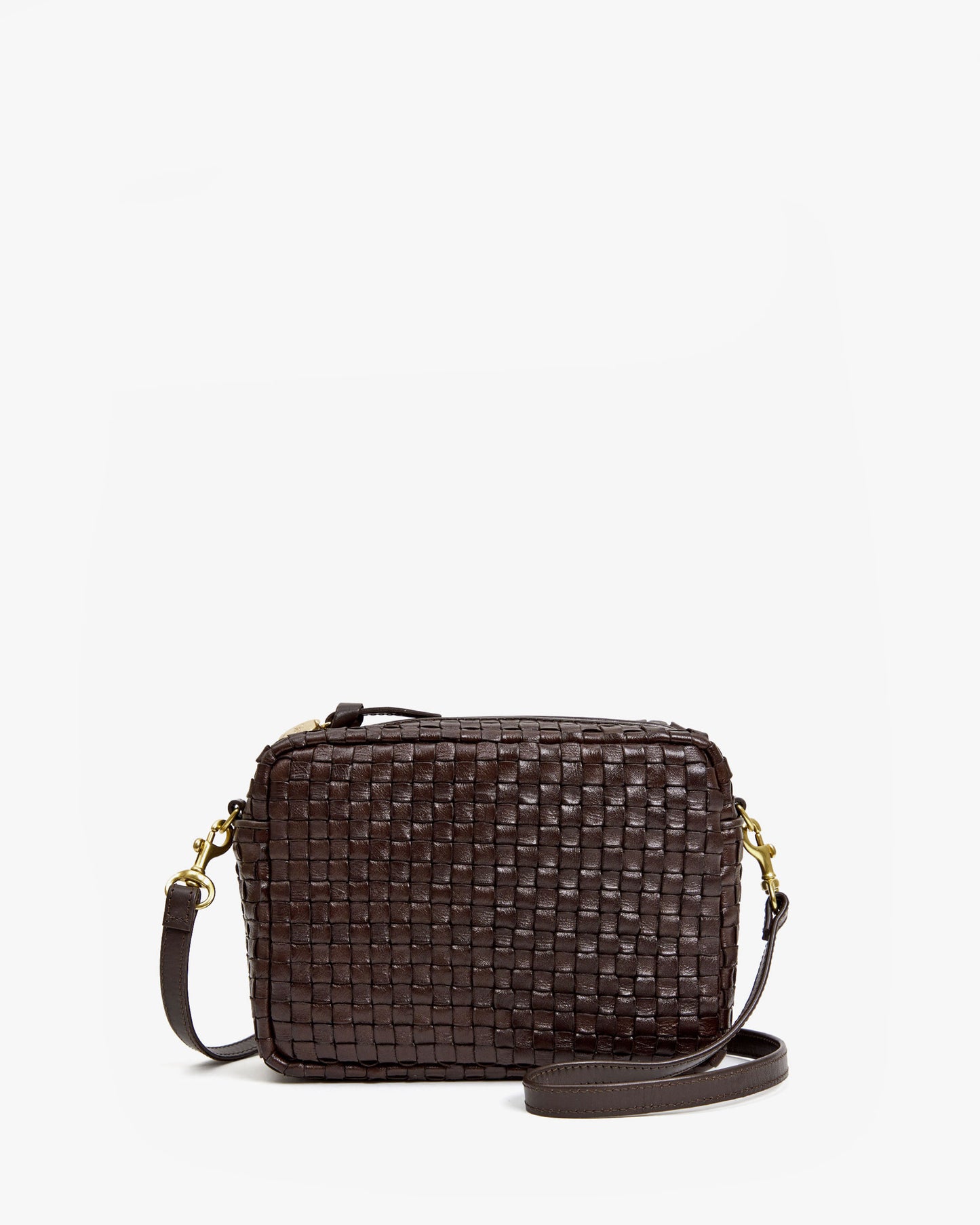 Clare V Midi Sac - Woven Checker