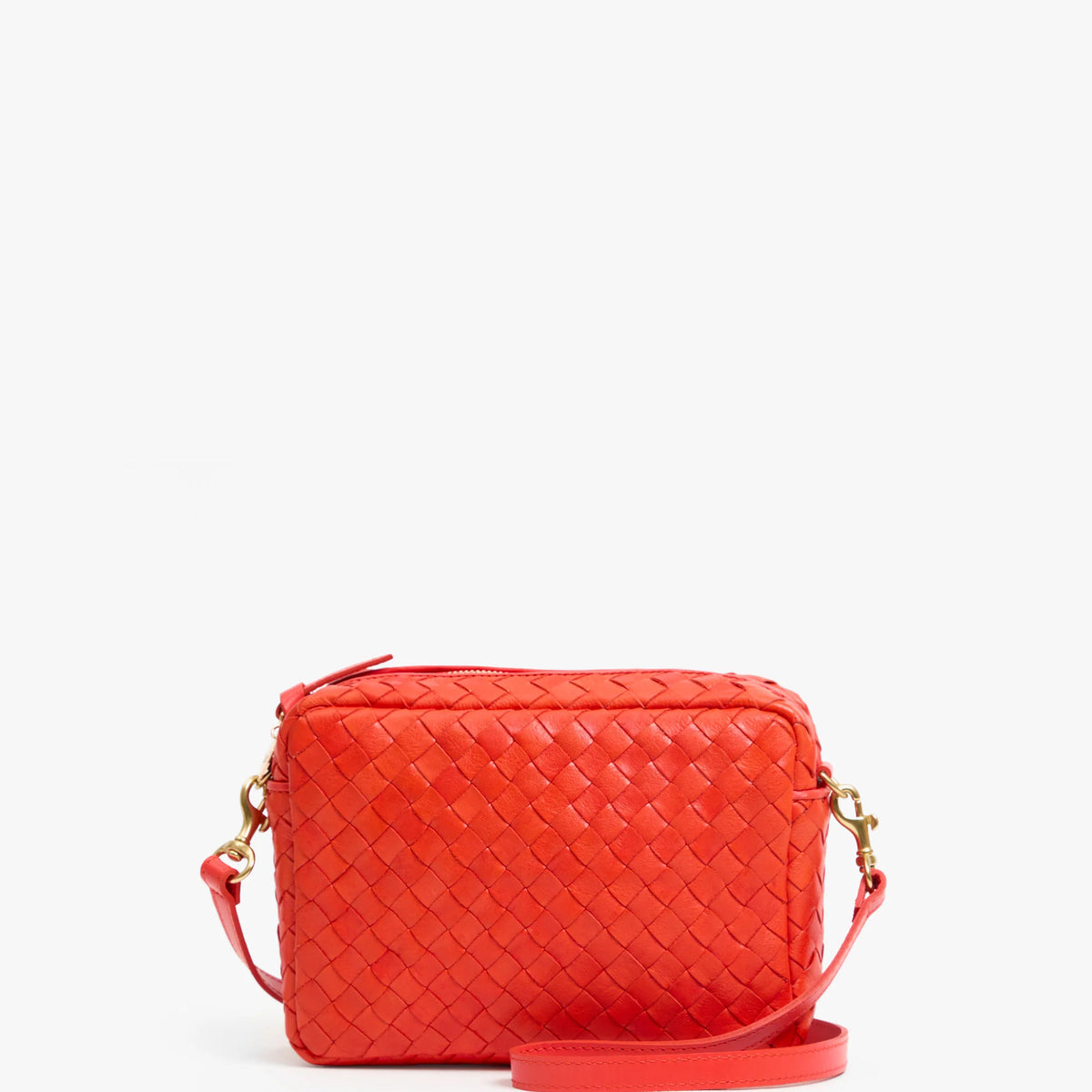 Clare V Midi Sac, Bright Poppy