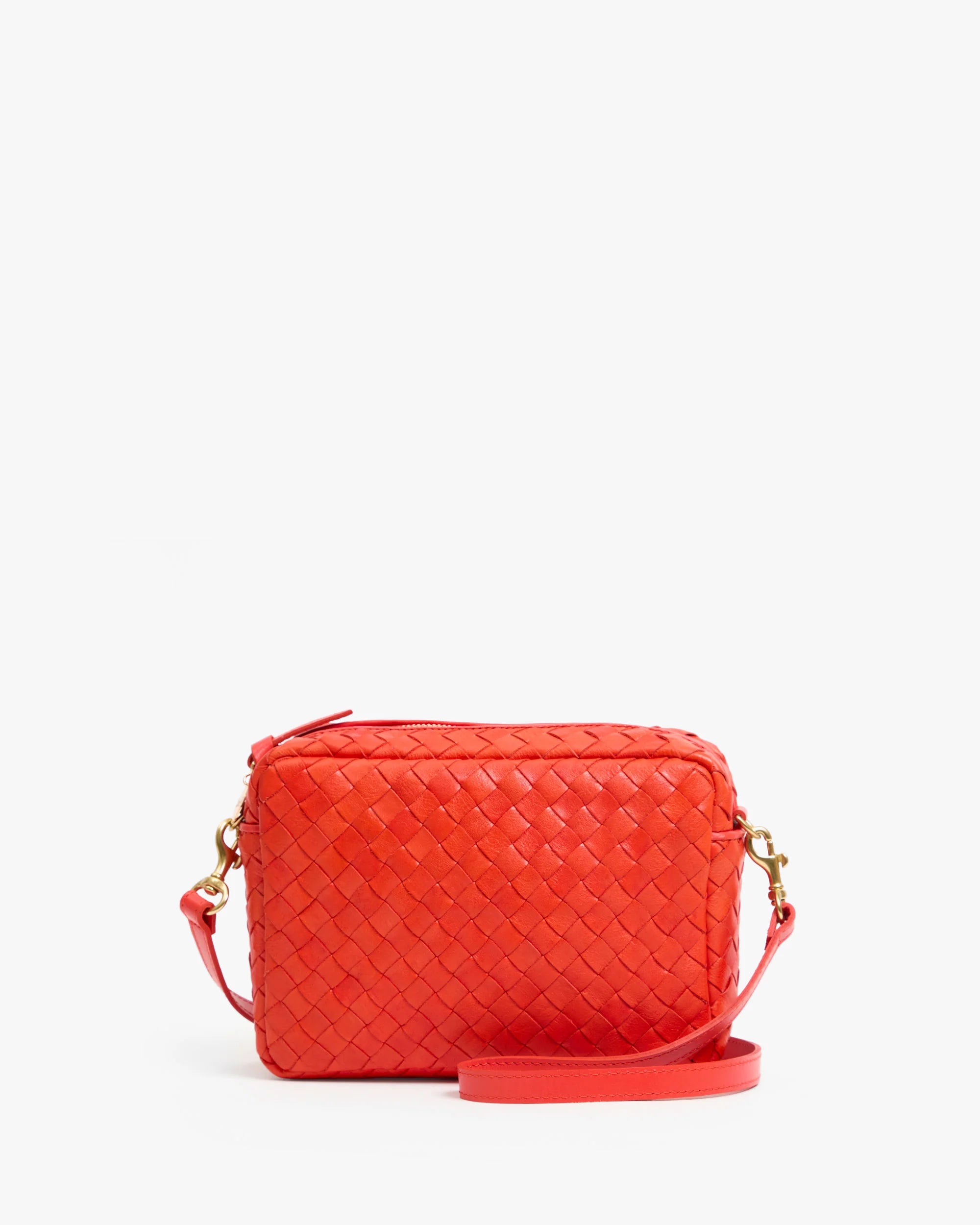 Clare V Midi Sac, Bright Poppy