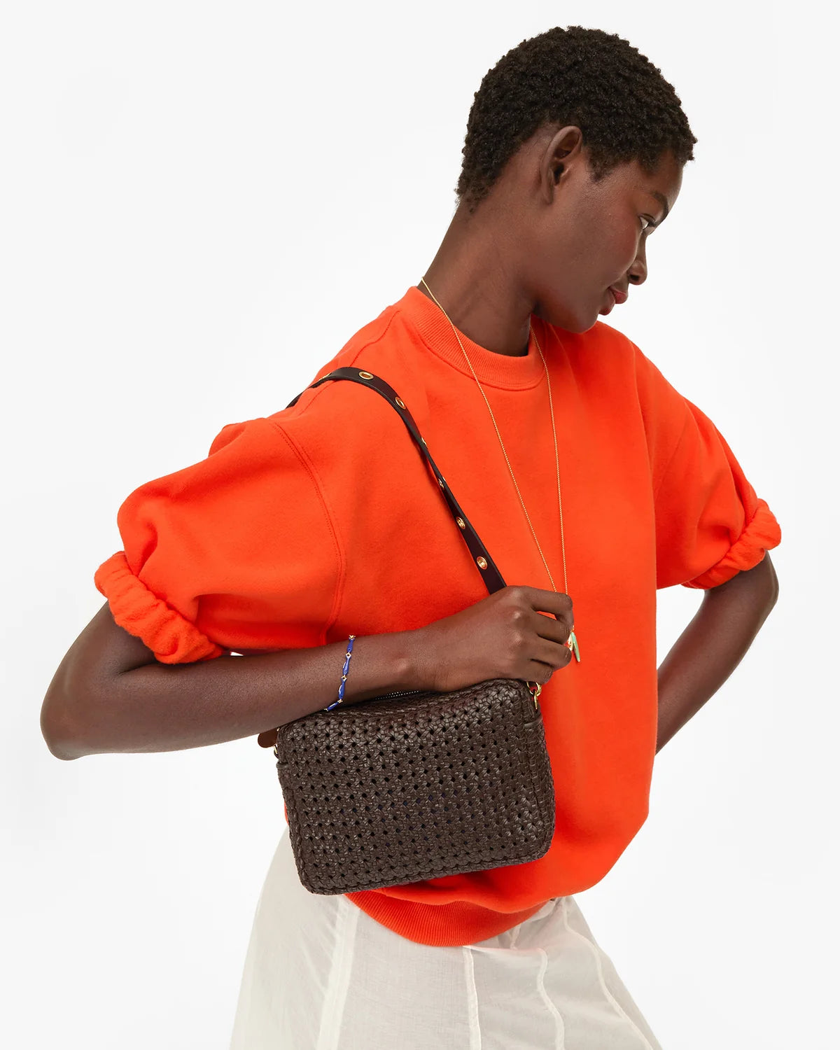 Clare V Midi Sac, Rattan
