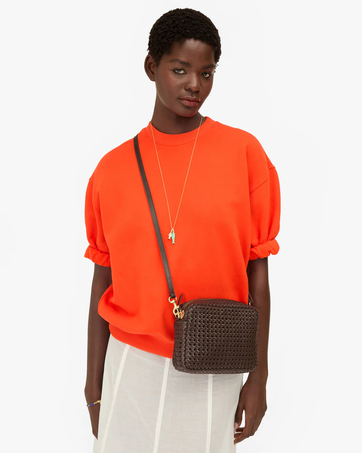 Clare V Midi Sac, Rattan